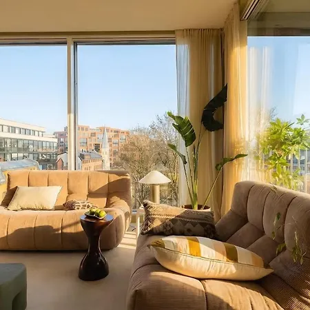Modern Riverside Retreat Gruenerlokka With Balcony Апартаменты